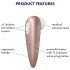 Satisfyer 1 Number One - klitorisvibrator med trykbølger - brun