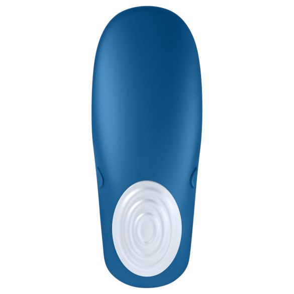 Satisfyer Double Whale - parvibrator med 2 motorer - blå