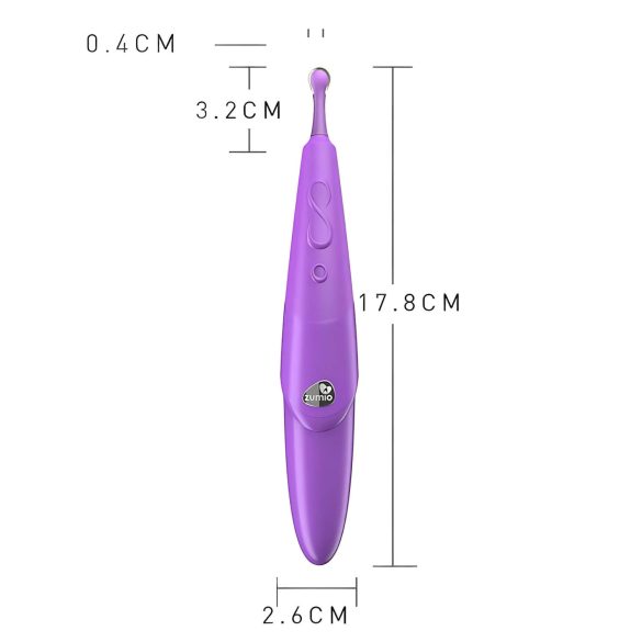 Zumio Soft - klitorisvibrator med batteri - lilla
