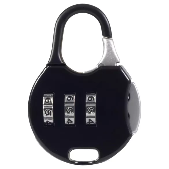LOCK A WILLY - penisbur med lås - silikone - sort