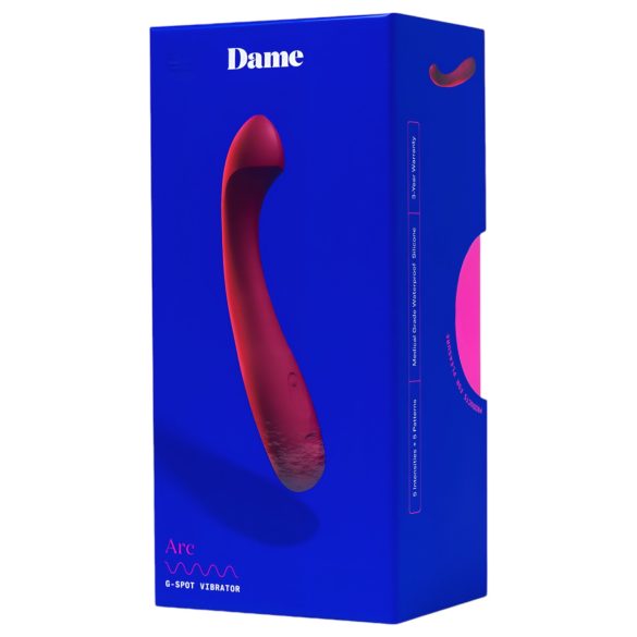 Dame Arc - genopladelig G-punkt vibrator (pink)