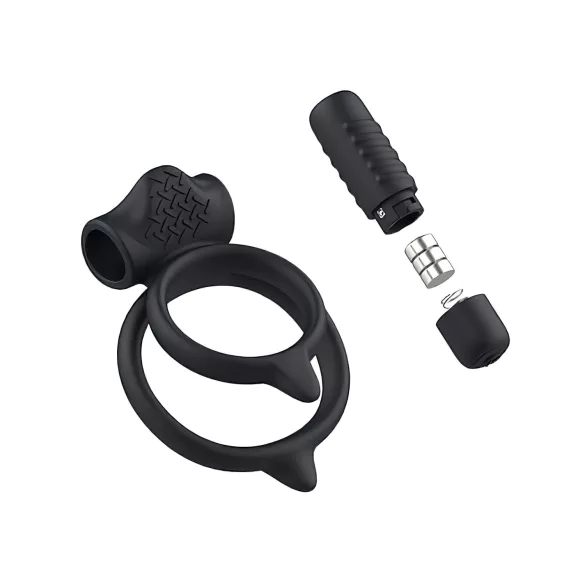 B SWISH - penisring med vibrator - sort