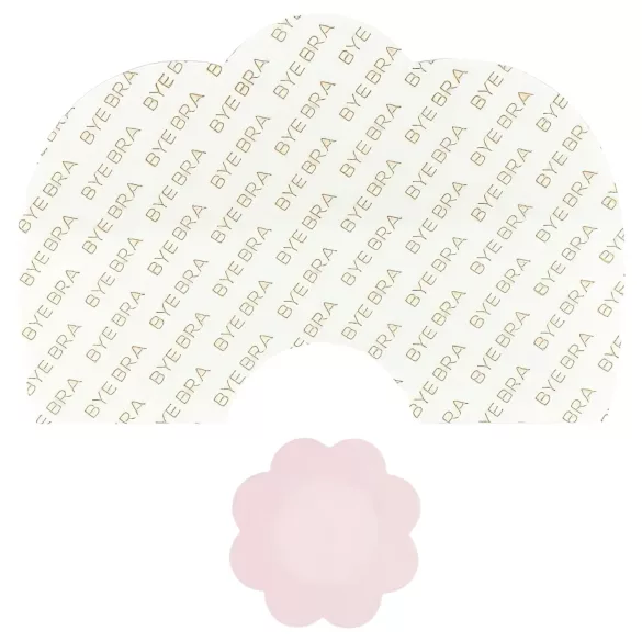 Bye Bra - usynlig brystløfter tape - D-F skåle - pink - 6 stk