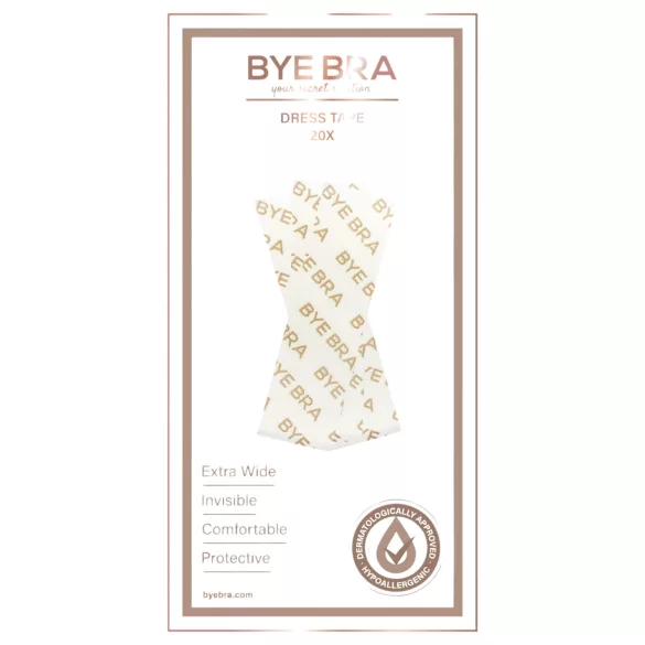 Bye Bra - dobbeltklæbende tøjtejp - 20 stk