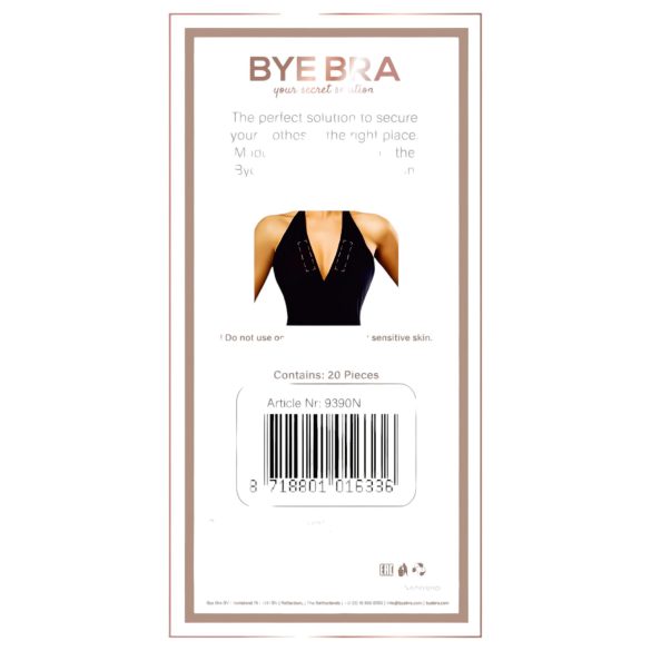 Bye Bra - dobbeltklæbende tøjtejp - 20 stk