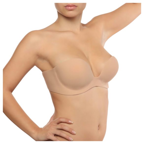 Bye Bra Gala C - usynlig push-up bh (nude)