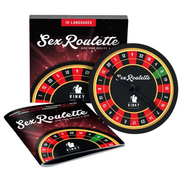 Sex Roulette Kinky - sexspil - voksen brætspil - 10 sprog