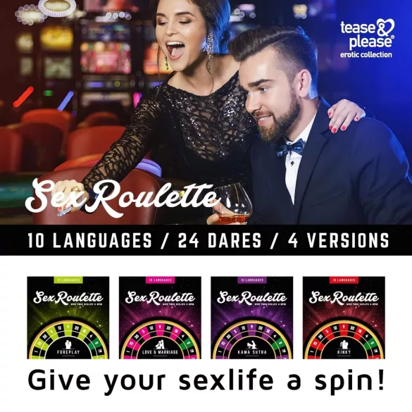 tease & please - Sex Roulette Foreplay - Rulett-brætspil til par