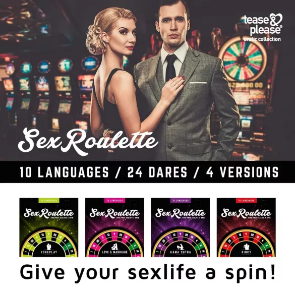 tease & please - Sex Roulette Foreplay - Rulett-brætspil til par