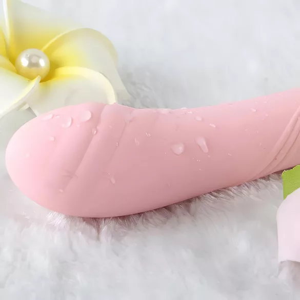 ZALO Courage Heating - g-punktsvibrator med varme - genopladelig - pink