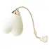 ZALO Baby Heart - smart vandtæt klitoris vibrator (hvid)