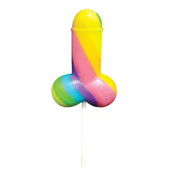 Rainbow Cock Pop - slikpenis - frugtsmag - 85g