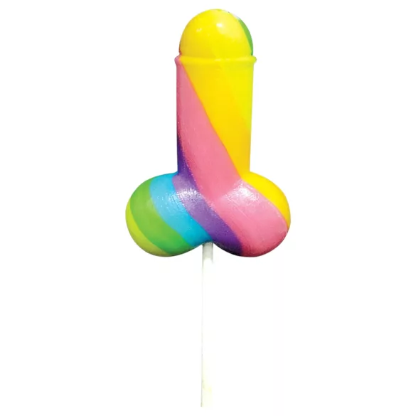 Rainbow Cock Pop - slikken med penis (85 g) - med frugtsmag