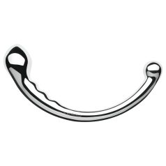 Le Wand - dobbeltender dildo - rustfrit stål - sølv