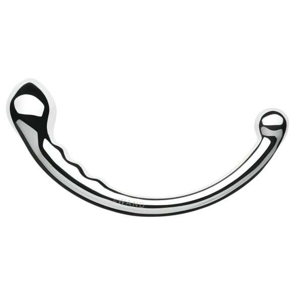 Le Wand - dobbeltender dildo - rustfrit stål - sølv