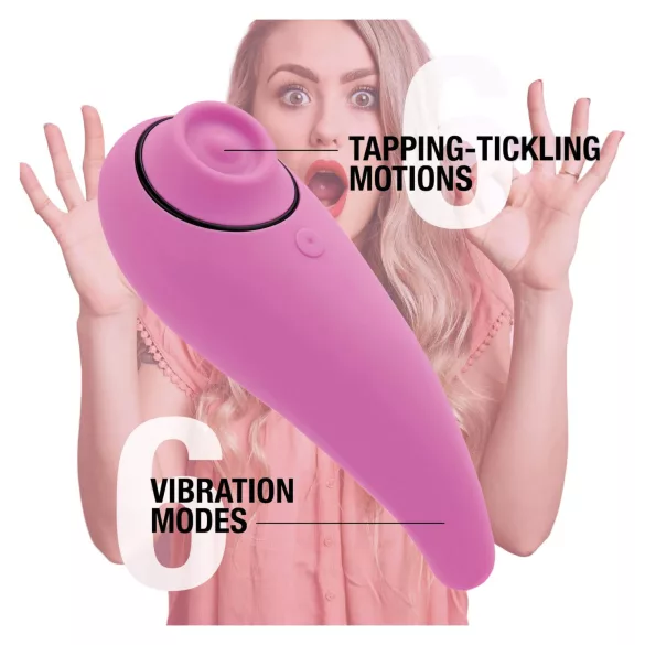 FEELZTOYS Femmegasm - klitorisvibrator 2-i-1 genopladelig - pink