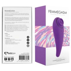   FEELZTOYS Femmegasm - klitorisvibrator 2i1 genopladelig - lilla