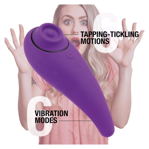 FEELZTOYS Femmegasm - klitorisvibrator 2i1 genopladelig - lilla