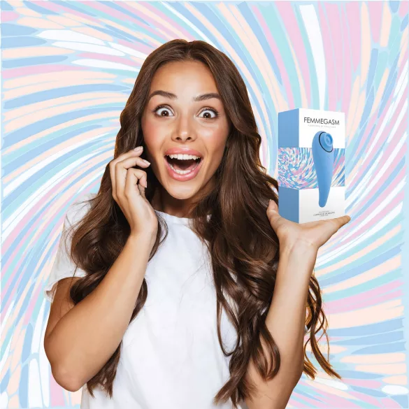 FEELZTOYS Femmegasm - klitorisvibrator 2-i-1 genopladelig - blå
