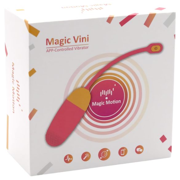 Magic Motion Vini - fjernstyret vibratoræg - genopladelig - orange