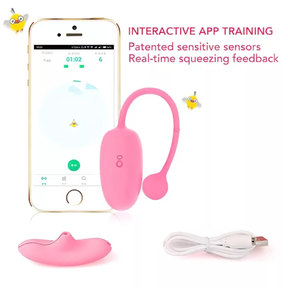 Magic Motion Kegel Coach - vibrerende geishakugle (pink)
