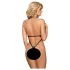 Obsessive - body med halterneck - sort - lingeri - L/XL