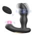 Aixiasia Hiross - analvibrator med rotation - sort