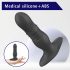 Aixiasia Roy - Genopladelig, Trådløs Analdildo med Vibration (Sort)