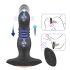 Aixiasia Roy - Genopladelig, Trådløs Analdildo med Vibration (Sort)