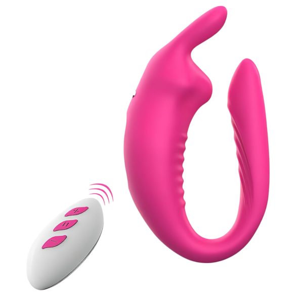 Aixiasia Hera - genopladelig, trådløs parvibrator (pink)