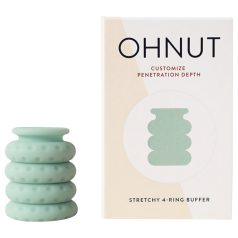 Ohnut - penetrationsring sæt - justerbar 4 dele - grøn