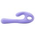 Nomi Tang Flex Bi - genopladelig vibrator med klitorisarm (lilla)