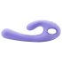 Nomi Tang Flex Bi - genopladelig vibrator med klitorisarm (lilla)