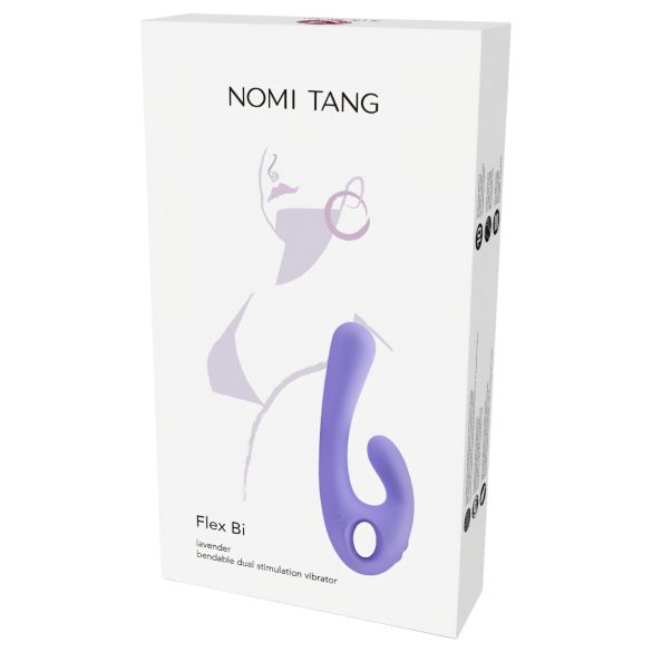 Nomi Tang - rabbit vibrator med klitorisarm - genopladelig - lilla