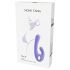 Nomi Tang Flex Bi - genopladelig vibrator med klitorisarm (lilla)