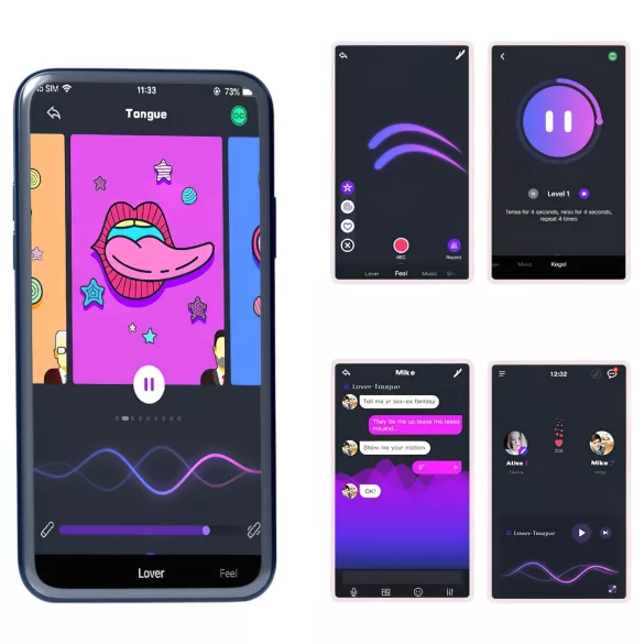 Magic Motion Crystal Duo - smart bækkenbundskugler sæt - grøn