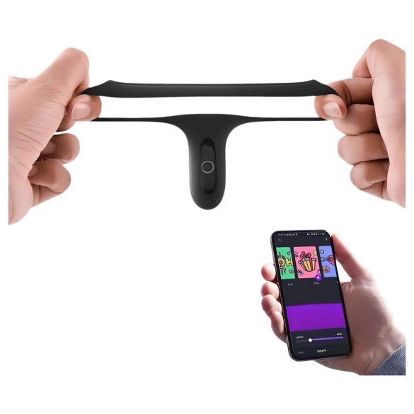 Magic Motion Rise - penisring med vibrator - genopladelig - sort