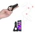 Magic Motion Rise - smart, genopladelig vibrationsring (sort)