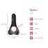 Magic Motion Rise - smart, genopladelig vibrationsring (sort)