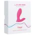 LOVENSE - trussevibrator 2i1 - genopladelig - pink
