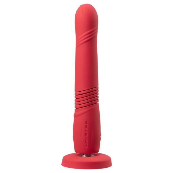 Lovense Gravity - thrusting vibrator - genopladelig - rød