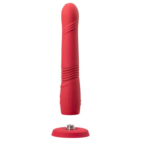 Lovense Gravity - thrusting vibrator - genopladelig - rød
