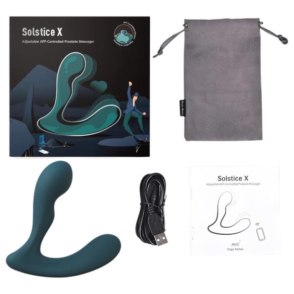 Magic Motion Solstice X - prostata vibrator - appstyring - grøn