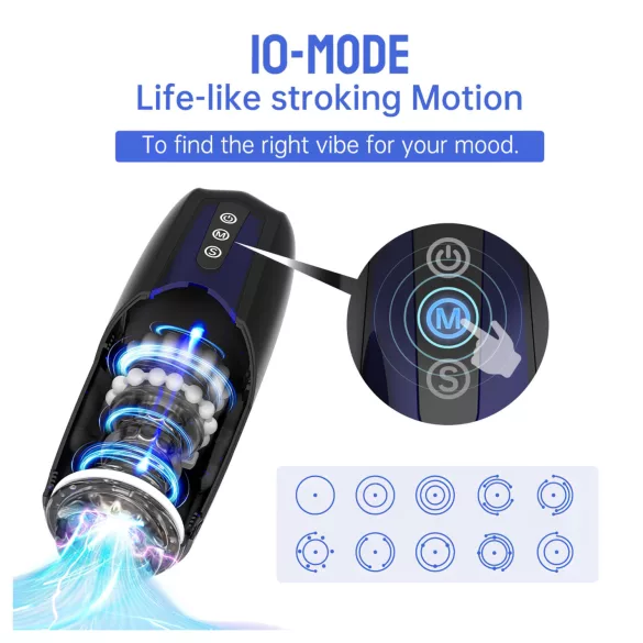 Magic Motion Xone - App-styret masturbator til mænd (blå)