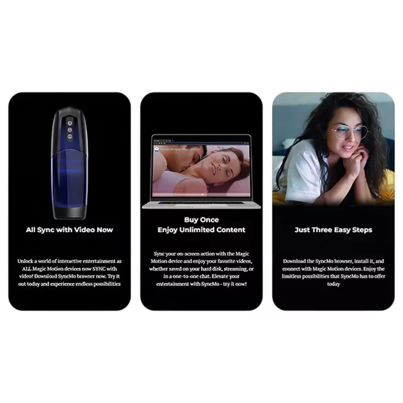 Magic Motion Xone - App-styret masturbator til mænd (blå)
