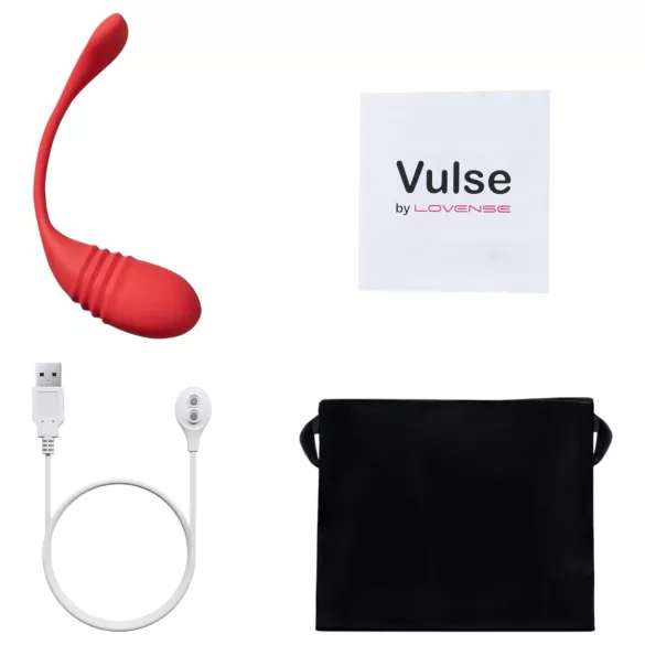LOVENSE Vulse - smart, stødende vibratoræg (rød)