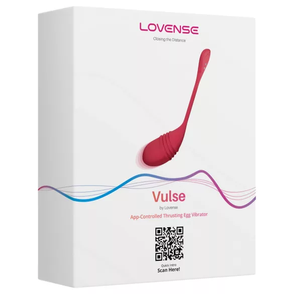 LOVENSE Vulse - smart, stødende vibratoræg (rød)