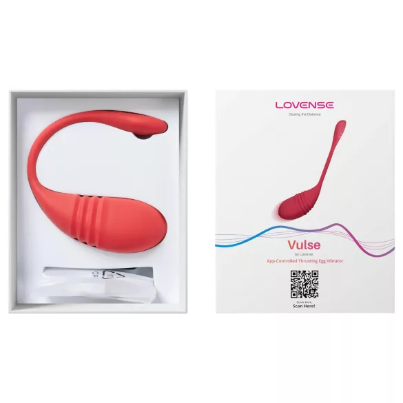 LOVENSE Vulse - smart, stødende vibratoræg (rød)