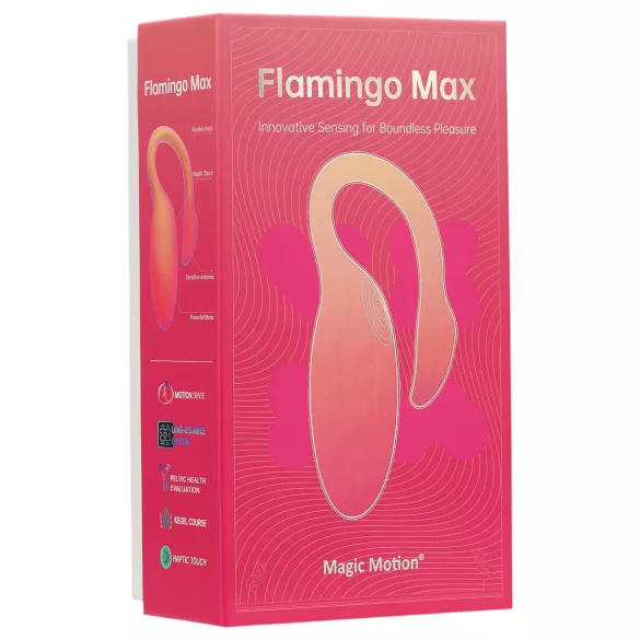 Magic Motion Flamingo Max - bærbart app-styret vibrerende æg (orange)