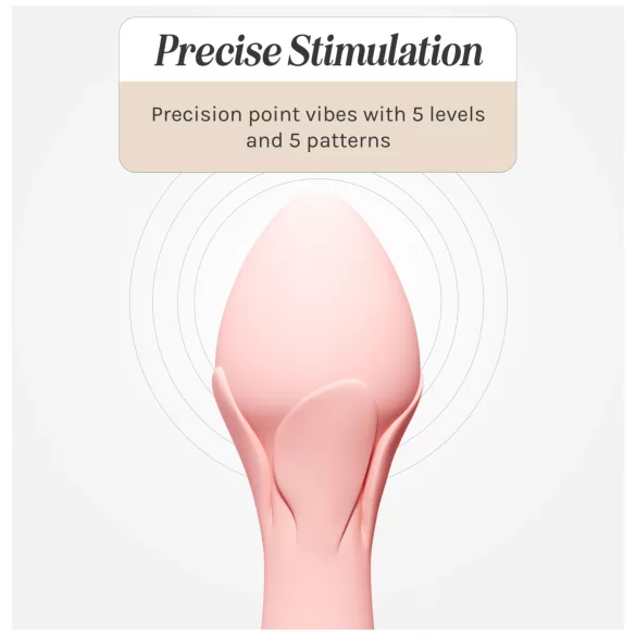 Vush Fleur - genopladelig, vandtæt massagevibrator (pink)